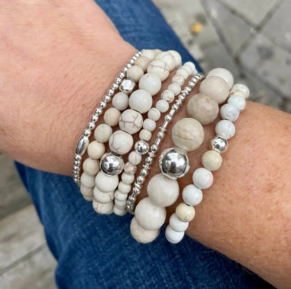 Parure de bracelets caramel au beurre salé
