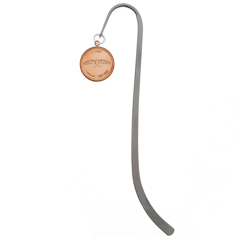 Canadian Penny Bookmark Copper Edged