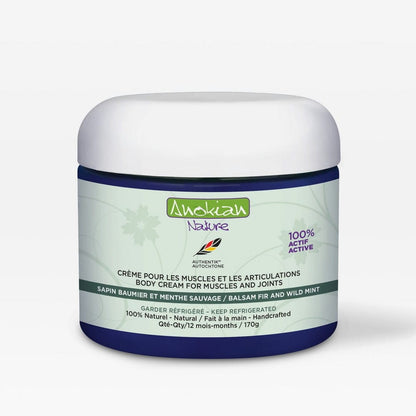 Crème naturelle pour les tensions musculaires | Sapin baumier & menthe sauvage