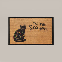 christmas+cat rectangular doormat set