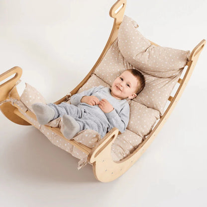 Coussin pour Arche d'Escalade & Balancelle – Beige (Coussin Uniquement)