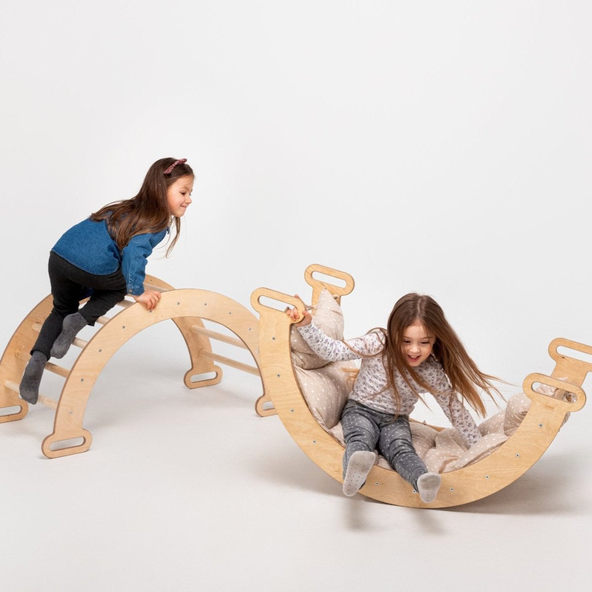 Coussin pour Arche d'Escalade & Balancelle – Beige (Coussin Uniquement)