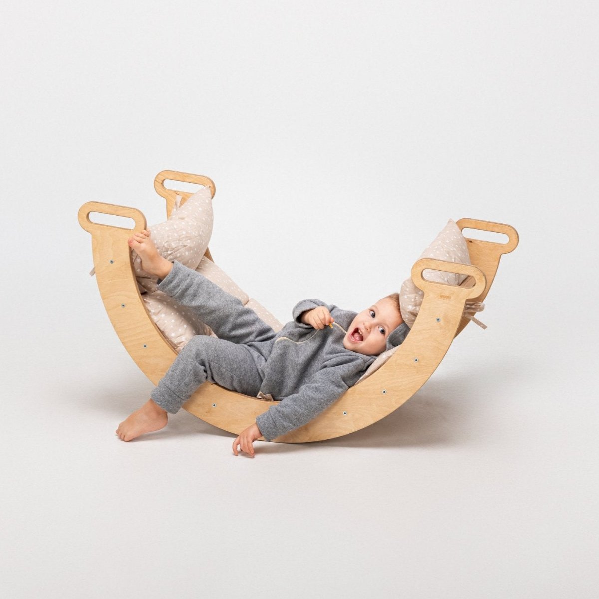 Coussin pour Arche d'Escalade & Balancelle – Beige (Coussin Uniquement)