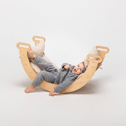 Coussin pour Arche d'Escalade & Balancelle – Beige (Coussin Uniquement)
