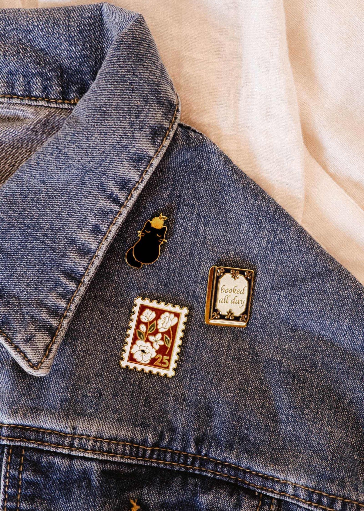 Clementine Cat Enamel Pin