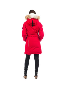Parka en duvet Jaci -40 pour femme d'Outdoor Survival Canada, Rouge Alerte, TP - EN VITRINE