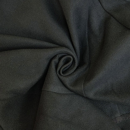 Veste courte en mélange de laine pour femme – Manteau décontracté léger uni à col rond