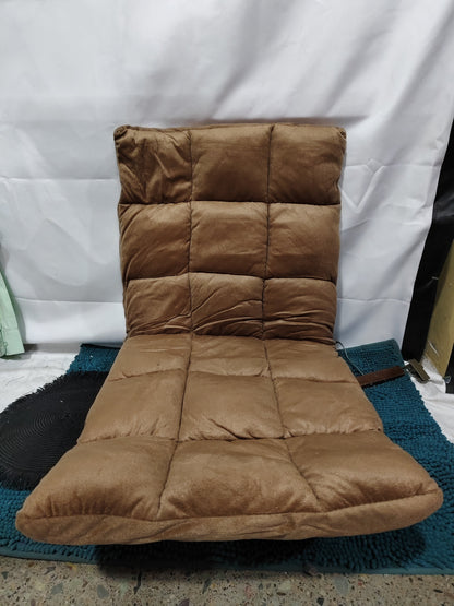 Canapé-lit paresseux pliable une place, fauteuil inclinable tatami, canapé-lit de loisir pour chambre ou balcon, déhoussable et lavable