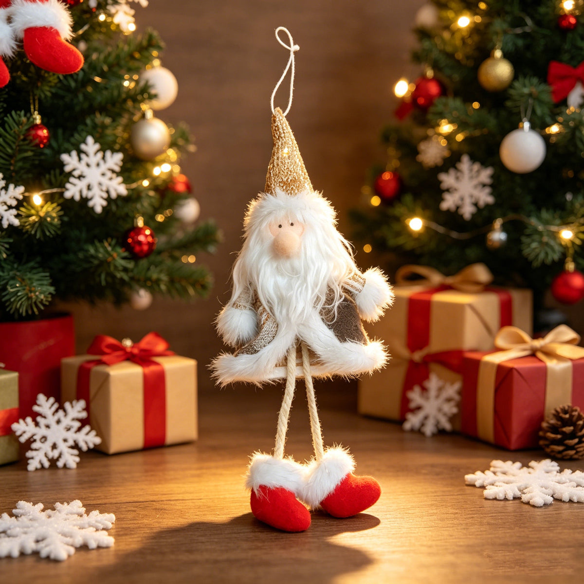Angel Snowman Christmas Tree Ornament