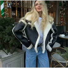 Women's Loose Lamb Wool Short Coat