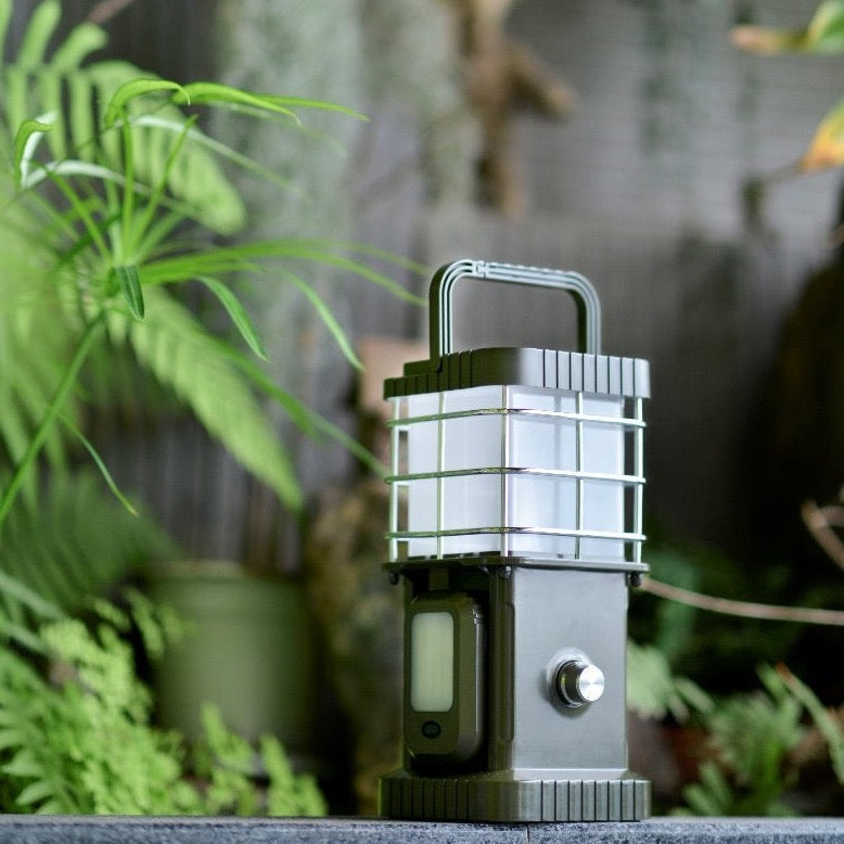 TRU De-LIGHT BUDDY Lampe LED dimmable / Batterie externe / Enceinte Bluetooth / Lampes latérales indépendantes - Musique / Décoration - Tout-en-un
