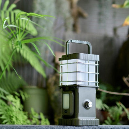 TRU De-LIGHT BUDDY Lampe LED dimmable / Batterie externe / Enceinte Bluetooth / Lampes latérales indépendantes - Musique / Décoration - Tout-en-un