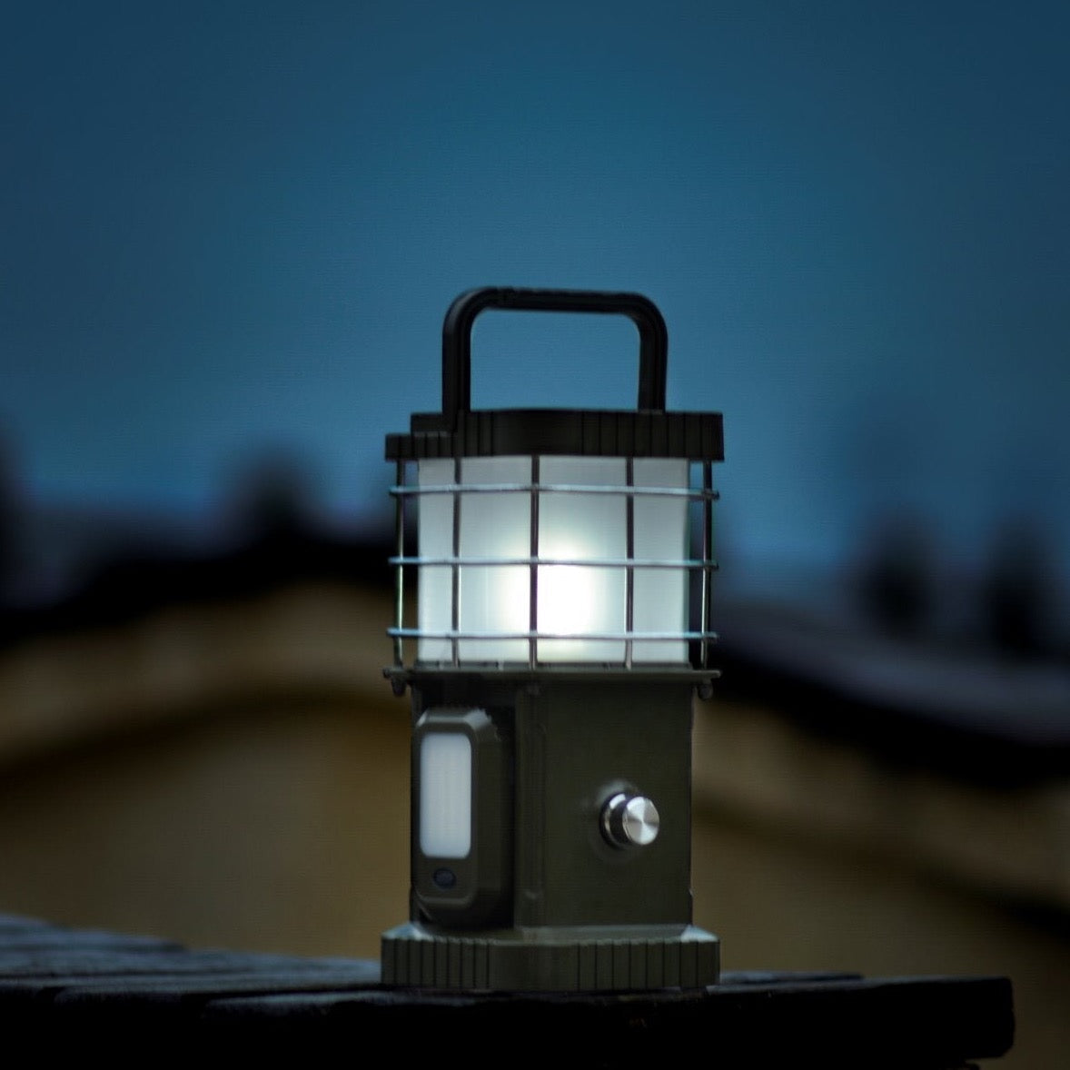 TRU De-LIGHT BUDDY Lampe LED dimmable / Batterie externe / Enceinte Bluetooth / Lampes latérales indépendantes - Musique / Décoration - Tout-en-un
