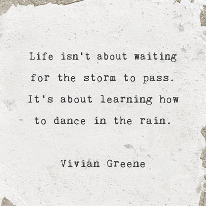 Marble Coasters - Little Gem - Dance in the Rain