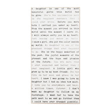 Typewriter Sign - Daughter