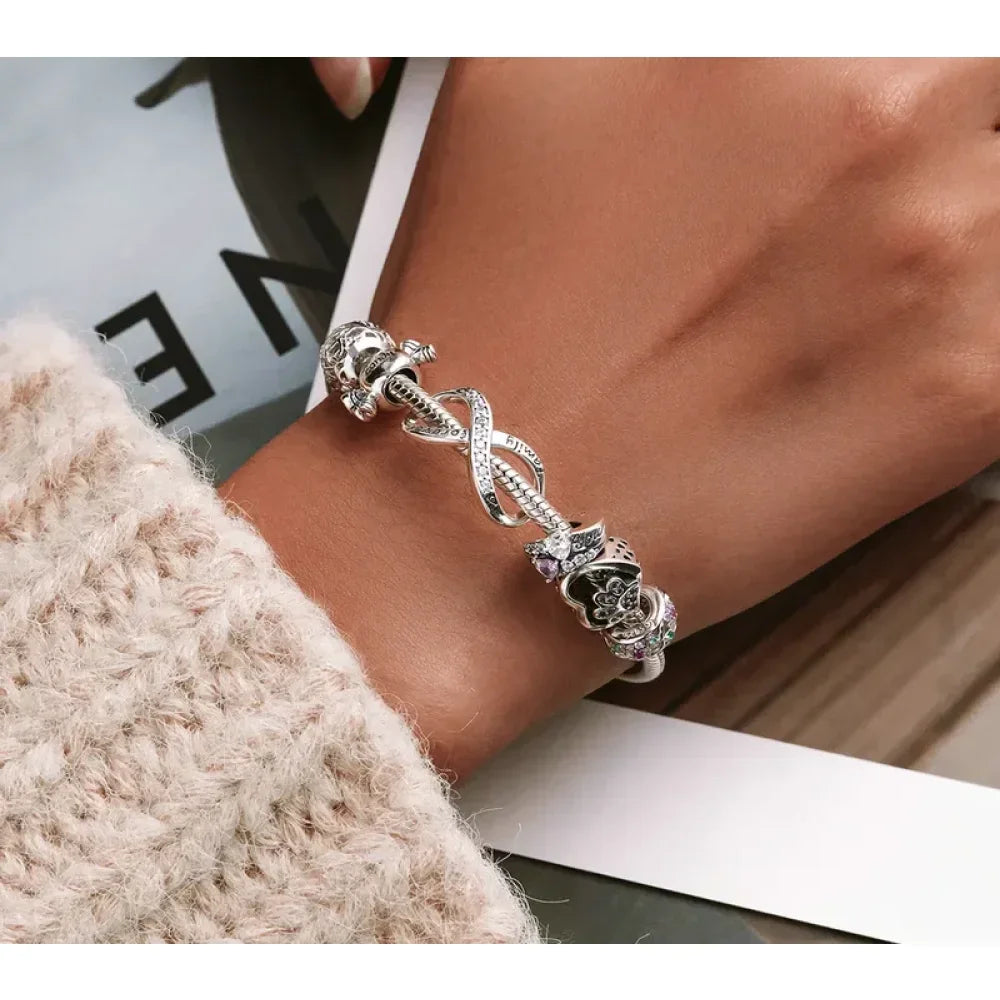 Éblouissez avec élégance grâce aux perles CZ en argent sterling 925 pour bracelets et joncs