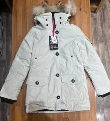 Parka en duvet pour femme Kasa -20C d'Outdoor Survival Canada - Blanc opale, Petit - EN EXPOSITION