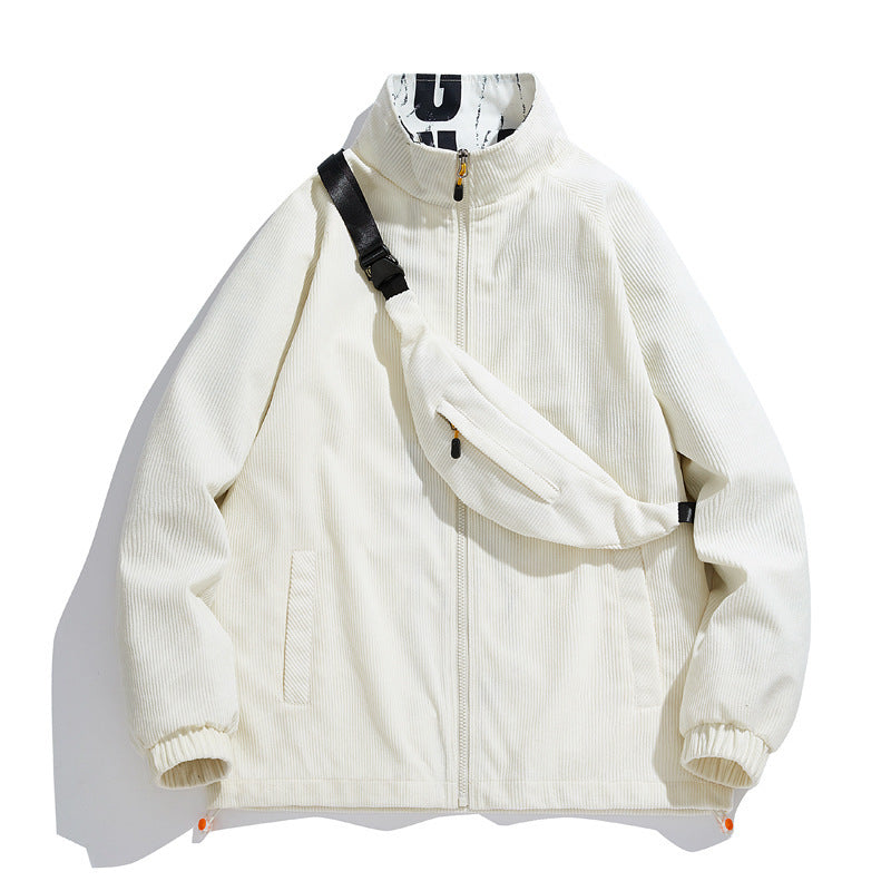 Veste en velours côtelé tendance pour garçon