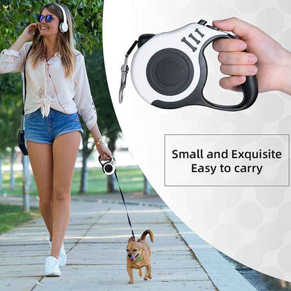 Laisse rétractable automatique pour chien et chat, 3m et 5m, en nylon durable, idéale pour la promenade et la course des chiots, accessoires pour animaux
