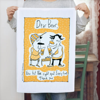 Tea Towel - Dear Beer