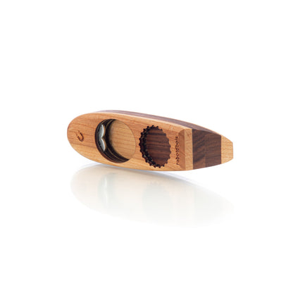 "The Ultimate D-Cap" Multi-Purpose Wooden Bottle Opener