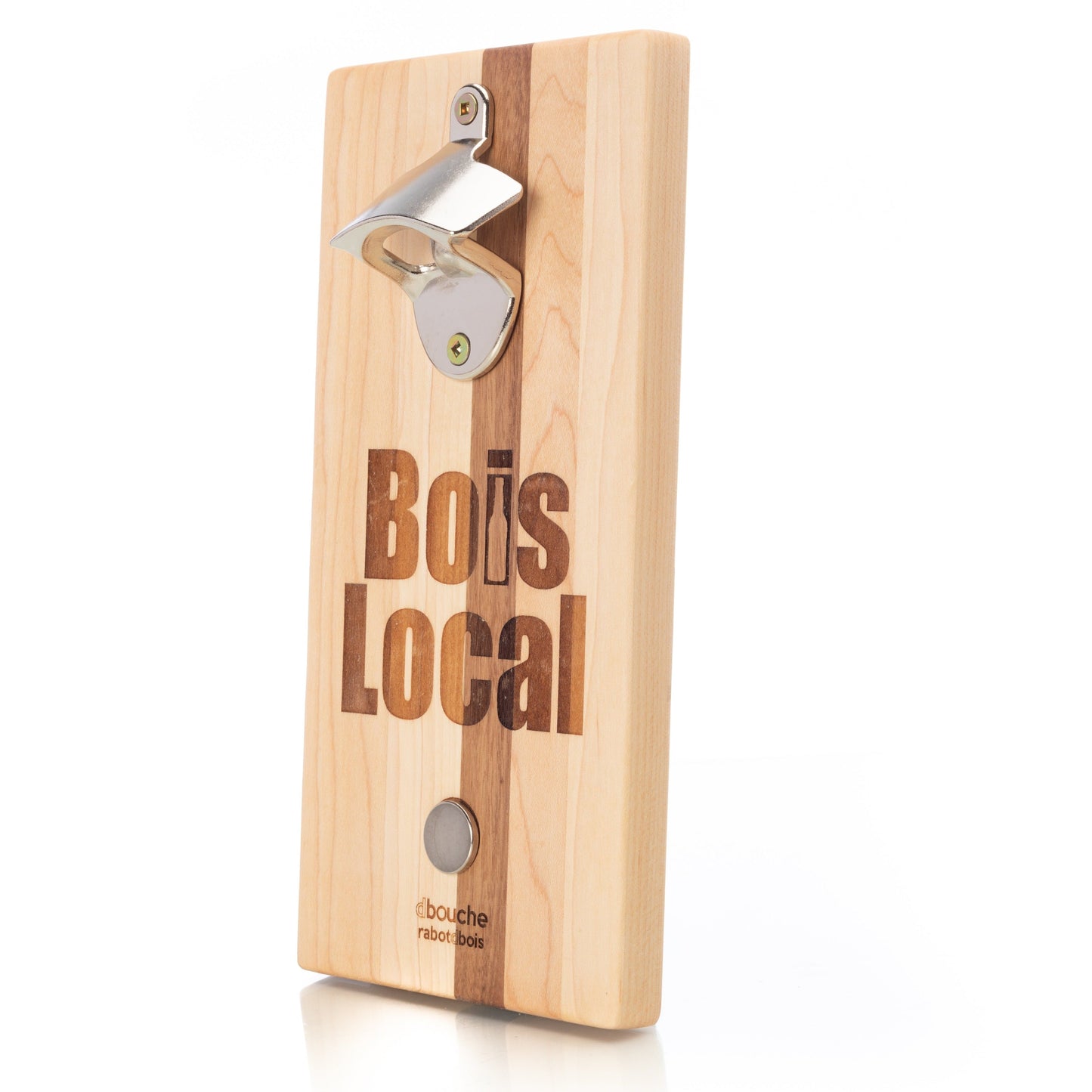 Wall-mounted bottle opener with magnet "Le d-Bouche"