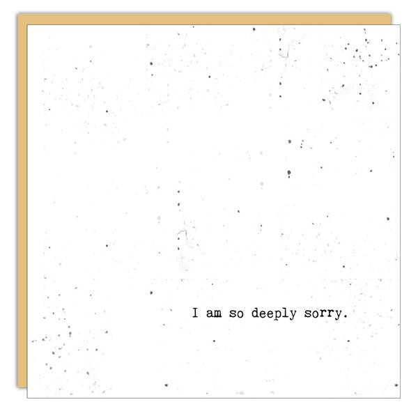 Stationery - Little Gem Card - I'm So Deeply Sorry
