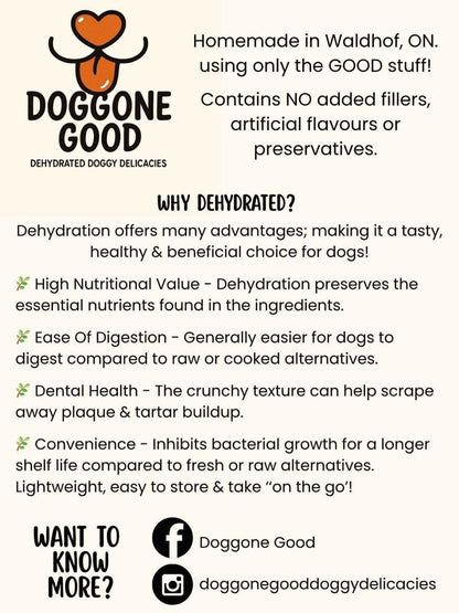 Dehydrated Doggy Treats - Pupkin Bites