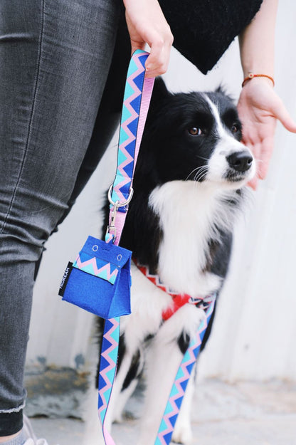 Momopets™ Série Arc-en-ciel – Distributeur de sacs à déjections canines en feutre