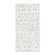 Typewriter Sign - Doctors