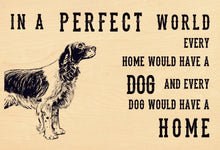 Carte postale en bois - Maison pour chien