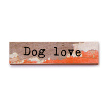 Aimant en bois - Amour de chien
