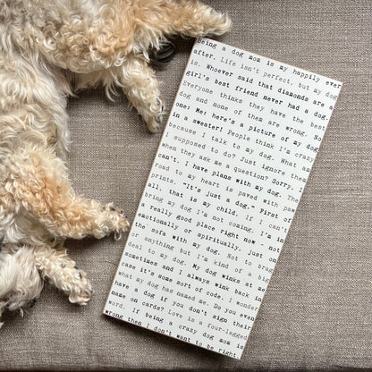 Typewriter Sign - Dog Mom