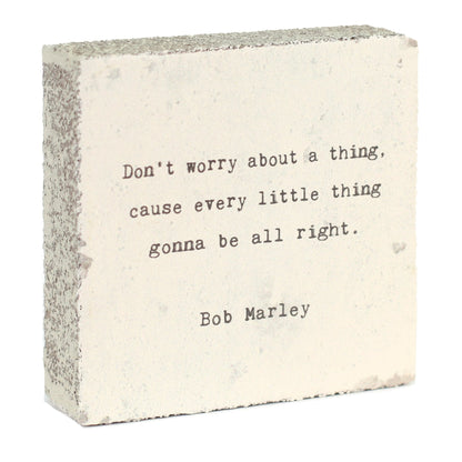 Art Block - Little Gem - Don't Worry (Bob Marley)