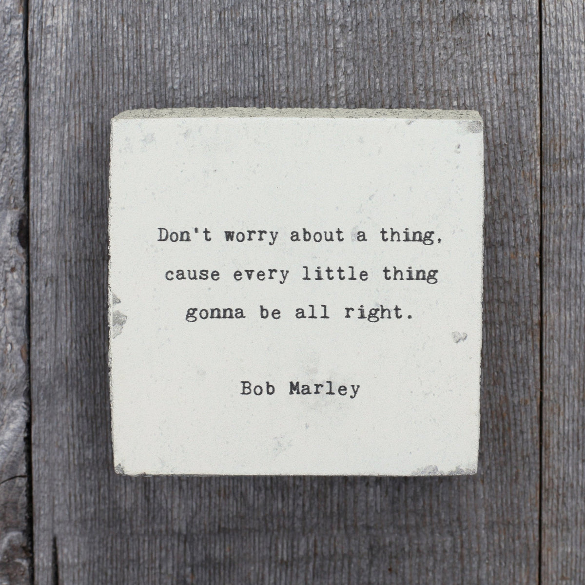 Art Block - Little Gem - Don't Worry (Bob Marley)