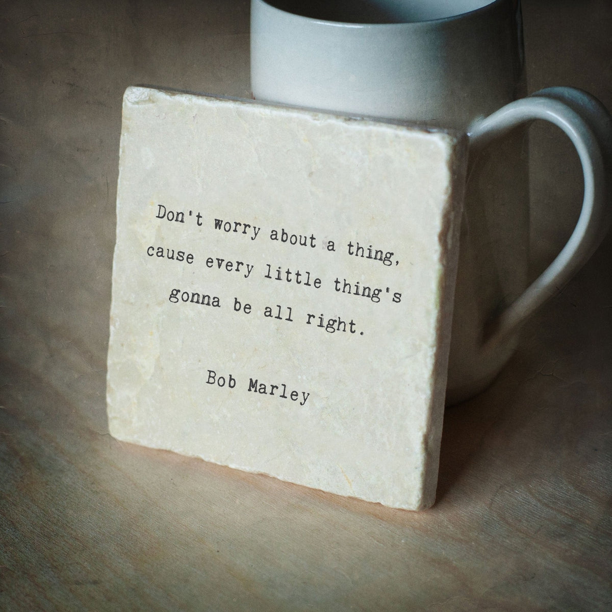 Marble Coasters - Little Gem - Don't Worry (Bob Marley)
