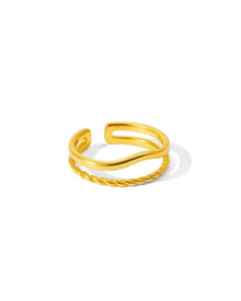 Bague double réglable