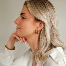 Boucles d'oreilles doubles créoles