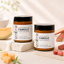 Savon fouetté FAIROUZ melon & rhubarbe