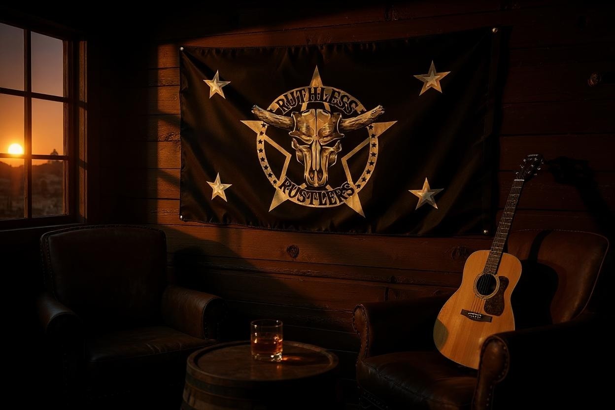 Drapeau de marshal de Rustlers impitoyables