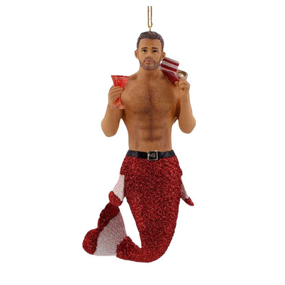 Christmas Merman Gift Ornament Pendant Interior