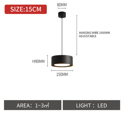Petite suspension nordique créative pour table de chevet de chambre à coucher