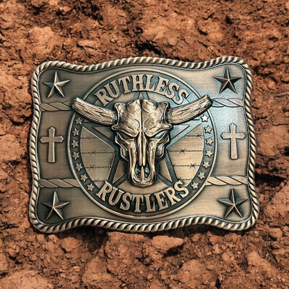 Boucle de ceinture Ruthless Rustlers Marshal | Cuivre antique