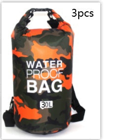 Sac étanche extérieur en polyester camouflage, sac à dos de plage portable à double bandoulière