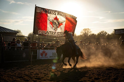 Drapeau Rustlers sans pitié "Country Strong"