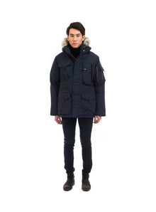 Parka en duvet Outdoor Survival Canada Kanti pour hommes, -40, bleu Cold Lake, taille M - EN VITRINE