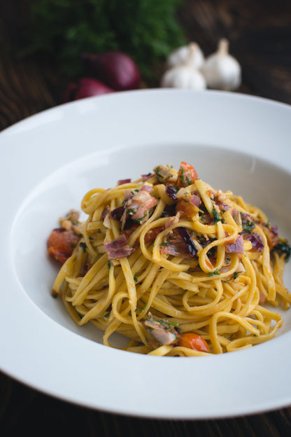 Combo spaghetti et pesto / sauce pour pâtes / pâté artisanal