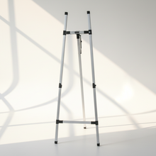 Chevalet d'affichage en aluminium noir, 162 cm