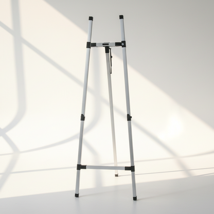 Chevalet d'affichage en aluminium noir, 162 cm