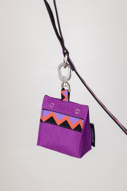 Momopets™ Série Arc-en-ciel – Distributeur de sacs à déjections canines en feutre
